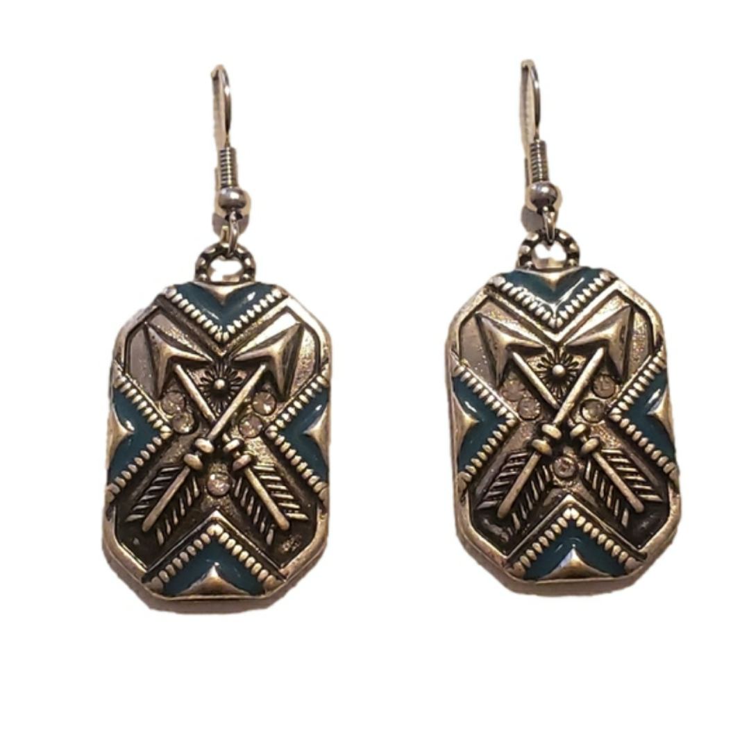 1 6/8 In. Beautiful Handmade Earrings